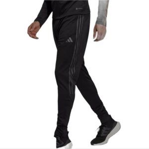 Adidas Pants Sweats Pants Track Running Joggers Black Gray Youth Large